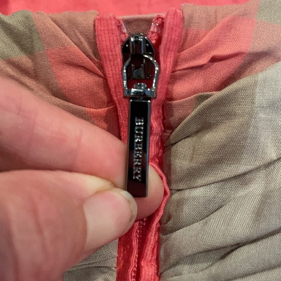 Girls Burberry coral authentic dress 8Y - Picture 10 of 10